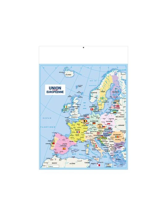 MARIANNE BLEU 2026 - MIDI 335 x 430 mm - CC REMBORDE - VERSO REGIONS - SANS MARQUAGE - IDENTIQUE RECTO VERSO goodies entreprise 