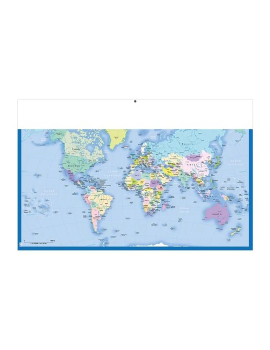 PICTURES 2026 - MAXI 650 x 405 mm - LEGER 400G - DOS FRANCE REGIONS - SANS MARQUAGE - 1 TROU EN TETE