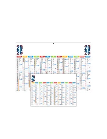 MAXIMILIEN 2026 - MAXI 650 x 405 mm - LEGER 400G - DOS FRANCE REGIONS - SANS MARQUAGE - 1 TROU EN TETE
