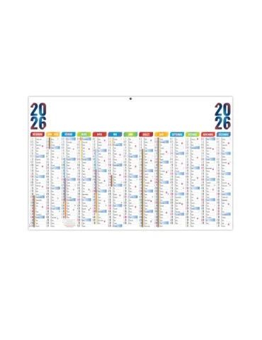 MAXIMILIEN 2026 - MAXI 650 x 405 mm - LEGER 400G - DOS FRANCE REGIONS - SANS MARQUAGE - 1 TROU EN TETE 2