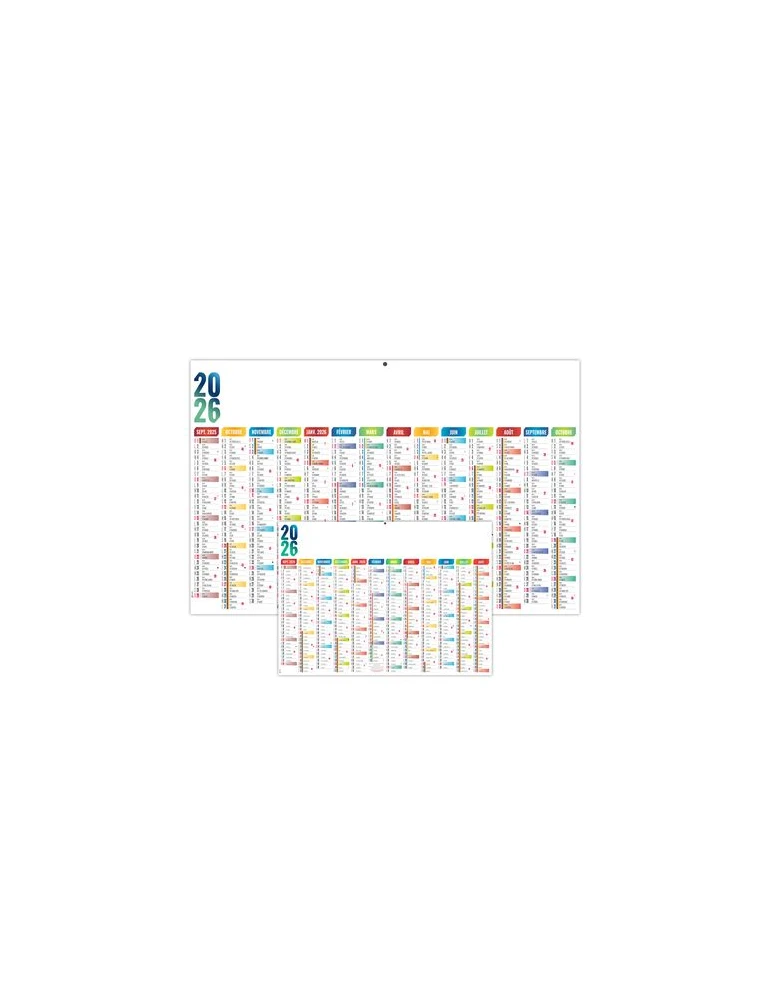 SCO-CASIMIR 2026 - MAXI 650 x 405 mm - LEGER 400G - DOS URGENCE - SANS MARQUAGE - 1 TROU EN TETE