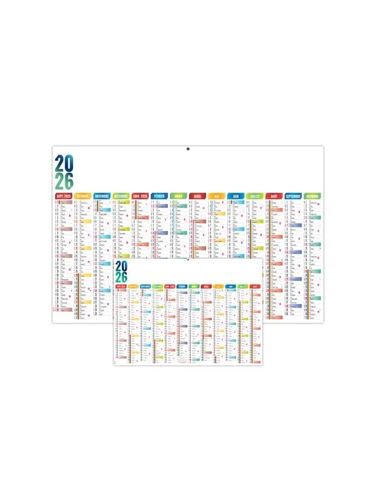 SCO-CASIMIR 2026 - MAXI 650 x 405 mm - LEGER 400G - DOS URGENCE - SANS MARQUAGE - 1 TROU EN TETE
