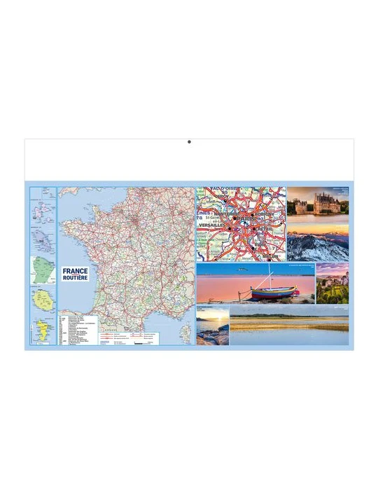 LIBRE CHOIX AQUITAIN 2026 - MAXI 650 x 405 mm - LEGER 400G - DOS CUISINE - SANS MARQUAGE - 1 TROU EN TETE cadeau client original