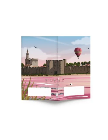 AGENDA ECO POCHE 2026 - THEME VINTAGE-2 - 95 x 165 mm - QUINZAINIER 64 PAGES - COUVERTURE 380g QUADRI PAGES 1 ET 4 - PELLICULAGE 2