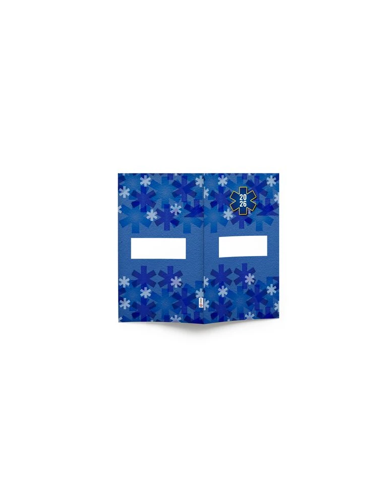 AGENDA ECO POCHE 2026 - THEME PHARMA-1 - 95 x 165 mm - QUINZAINIER 64 PAGES - COUVERTURE 380g QUADRI PAGES 1 ET 4 - PELLICULAGE 