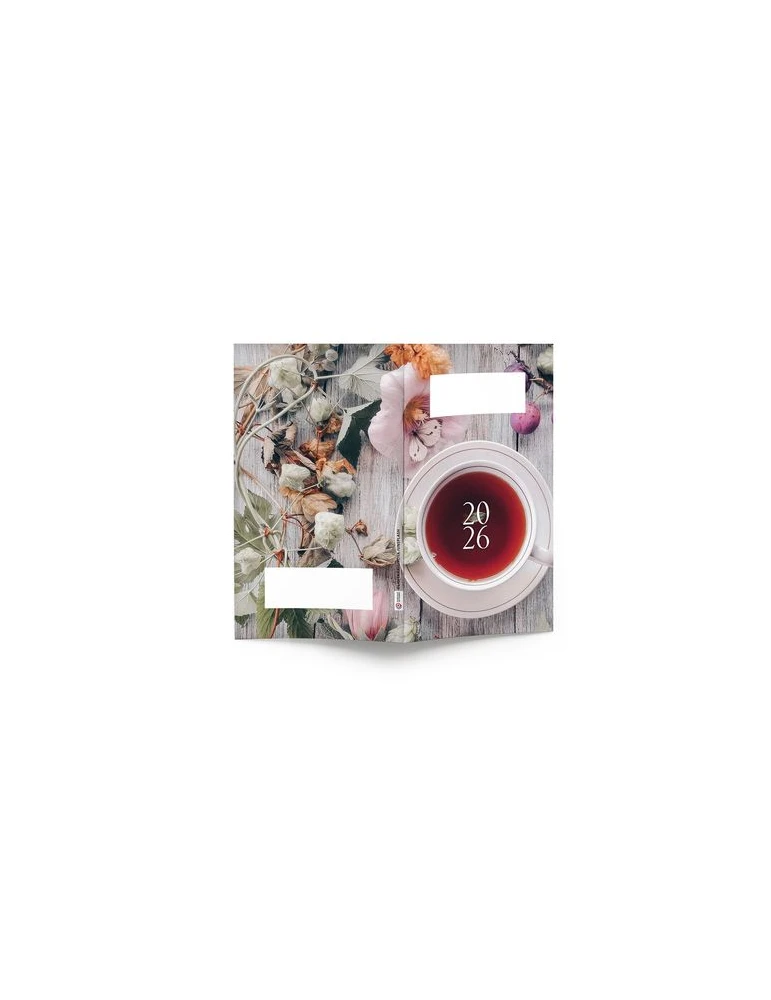 AGENDA ECO POCHE 2026 - THEME PHARMA-1 - 95 x 165 mm - QUINZAINIER 64 PAGES - COUVERTURE 380g QUADRI PAGES 1 ET 4 - PELLICULAGE 