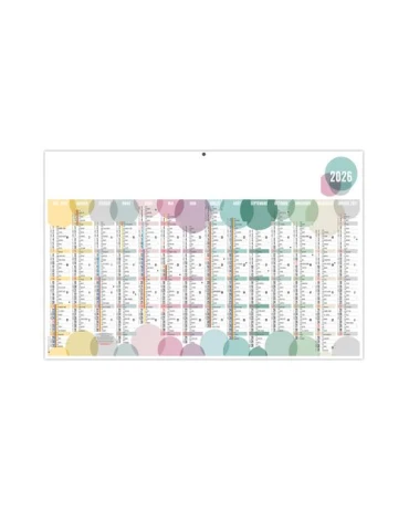 BULLES 2026 - MAXI 650 x 405 mm - LEGER 400G - DOS FRANCE ROUTIERE - SANS MARQUAGE - 1 TROU EN TETE 2