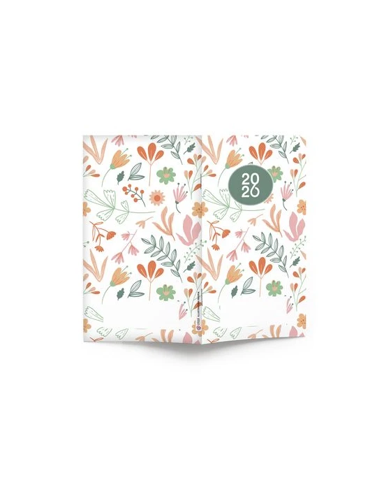 AGENDA ECO POCHE 2026 - THEME DECO-1 - 95 x 165 mm - QUINZAINIER 64 PAGES - COUVERTURE 380g QUADRI PAGES 1 ET 4 - PELLICULAGE BR