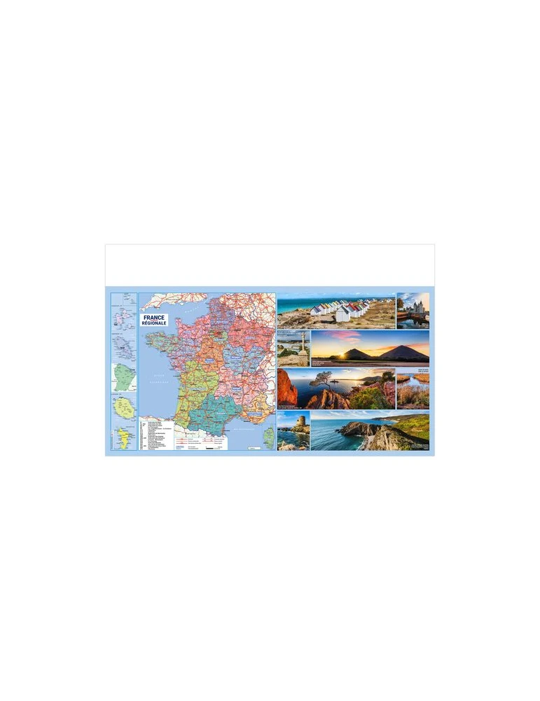 LIBRE CHOIX AUVERGNAT 2026 - MAXI 650 x 405 mm - LEGER 400G - DOS CUISINE - SANS MARQUAGE - 1 TROU EN TETE objet promo petit bud
