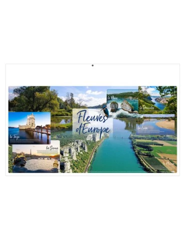 GRAND LARGE 2026 - MAXI 650 x 405 mm - LEGER 400G - DOS ECOGESTES - SANS MARQUAGE - 1 TROU EN TETE 2