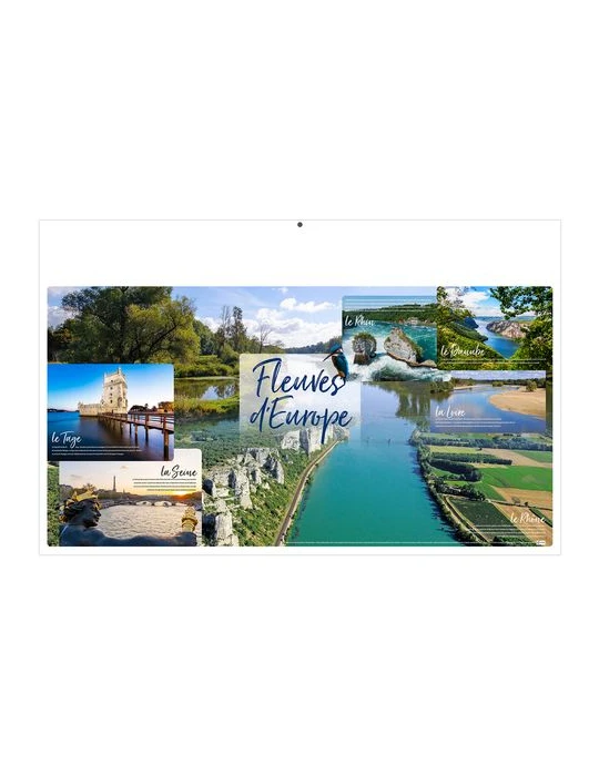 GRAND LARGE 2026 - MAXI 650 x 405 mm - LEGER 400G - DOS ECOGESTES - SANS MARQUAGE - 1 TROU EN TETE