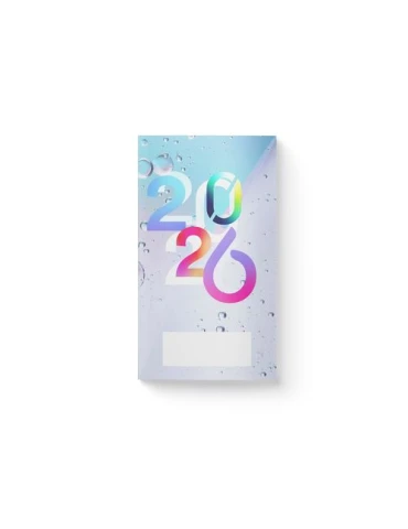 AGENDA ECO POCHE 2026 - THEME BUSINESS-1 - 95 x 165 mm - QUINZAINIER 64 PAGES - COUVERTURE 380g QUADRI PAGES 1 ET 4 - PELLICULAG