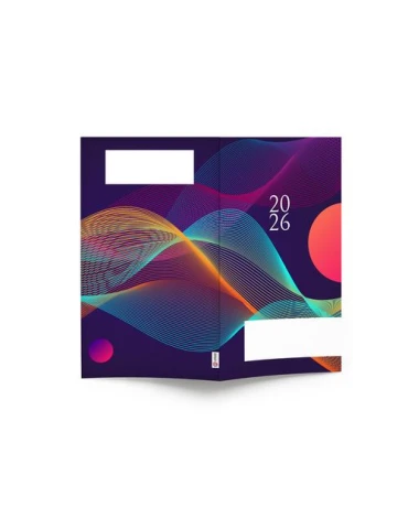 AGENDA ECO POCHE 2026 - THEME BUSINESS-1 - 95 x 165 mm - QUINZAINIER 64 PAGES - COUVERTURE 380g QUADRI PAGES 1 ET 4 - PELLICULAG 2
