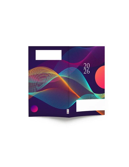 AGENDA ECO POCHE 2026 - THEME BUSINESS-1 - 95 x 165 mm - QUINZAINIER 64 PAGES - COUVERTURE 380g QUADRI PAGES 1 ET 4 - PELLICULAG