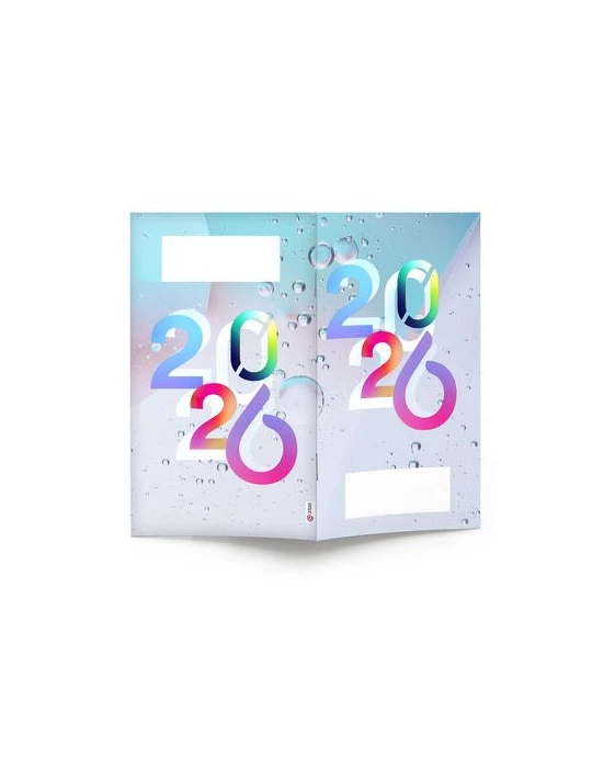 AGENDA ECO POCHE 2026 - THEME BUSINESS-1 - 95 x 165 mm - QUINZAINIER 64 PAGES - COUVERTURE 380g QUADRI PAGES 1 ET 4 - PELLICULAG