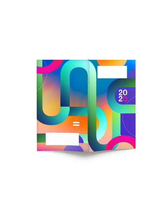 AGENDA ECO POCHE 2026 - THEME BUSINESS-1 - 95 x 165 mm - QUINZAINIER 64 PAGES - COUVERTURE 380g QUADRI PAGES 1 ET 4 - PELLICULAG