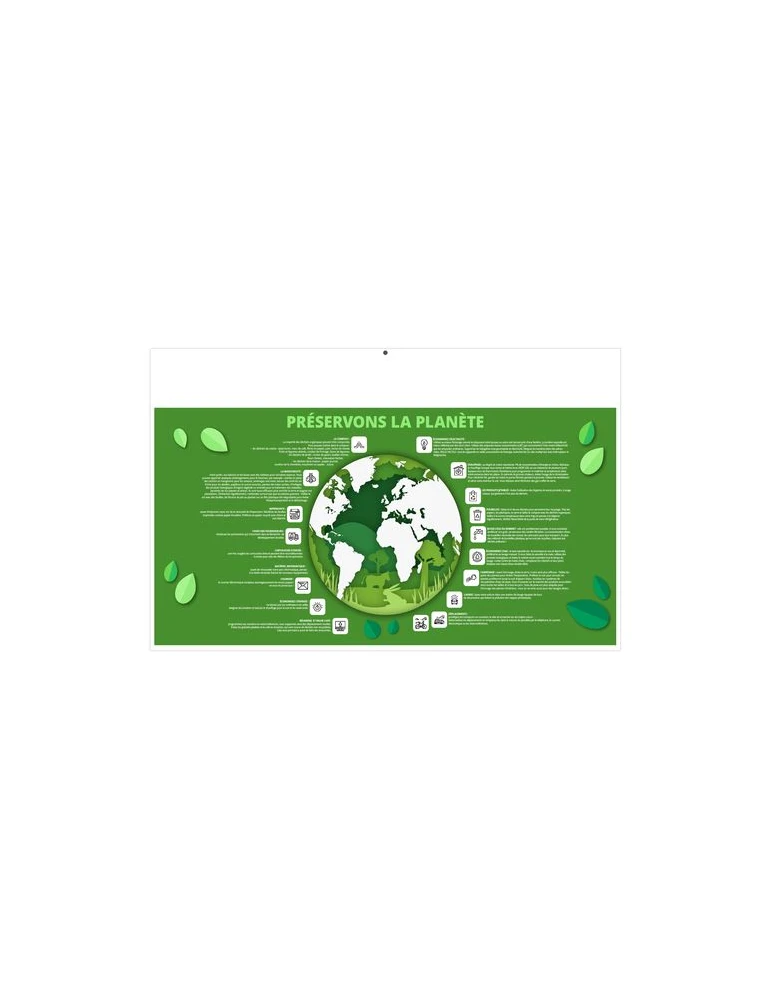 LIBRE CHOIX JURASSIEN 2026 - MAXI 650 x 405 mm - LEGER 400G - DOS FRANCE REGIONS - SANS MARQUAGE - 1 TROU EN TETE impression log
