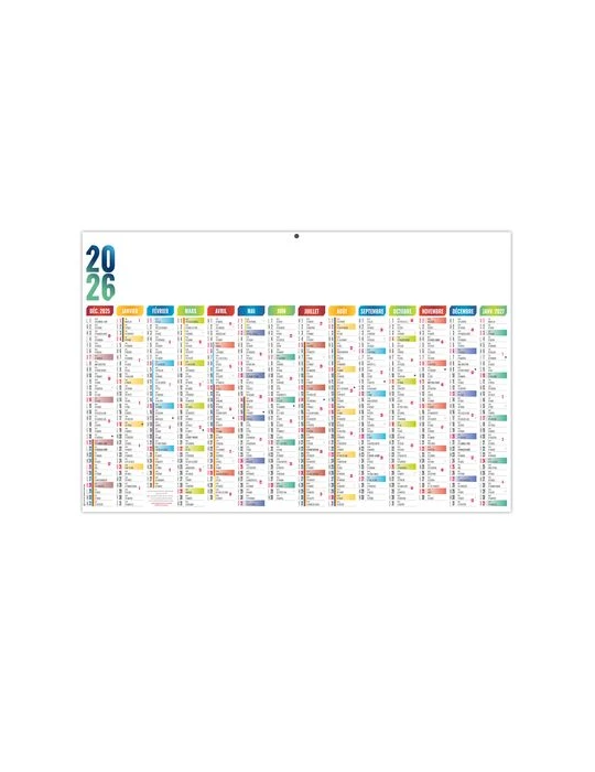 CASIMIR 2026 - MAXI 650 x 405 mm - CC REMBORDE - DOS CUISINE - SANS MARQUAGE - 1 TROU EN TETE marquage laser ultra précis