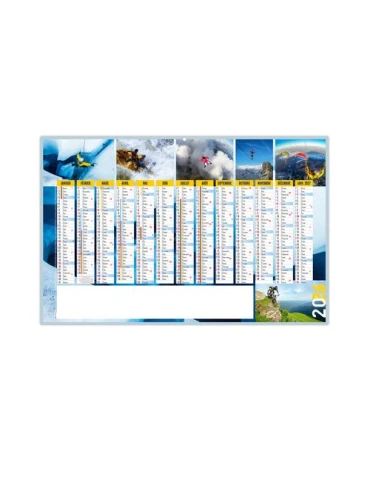 INTENSE 2026 - MAXI 650 x 405 mm - LEGER 400G - DOS CUISINE - SANS MARQUAGE - 1 TROU EN TETE