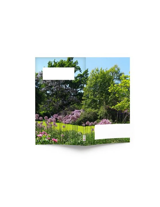 AGENDA ECO POCHE 2026 - THEME JARDIN-1 - 95 x 165 mm - QUINZAINIER 64 PAGES - COUVERTURE 380g QUADRI PAGES 1 ET 4 - PELLICULAGE 