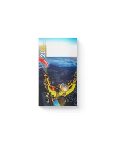 AGENDA ECO POCHE 2026 - THEME EXTREME-1 - 95 x 165 mm - QUINZAINIER 64 PAGES - COUVERTURE 380g QUADRI PAGES 1 ET 4 - PELLICULAGE