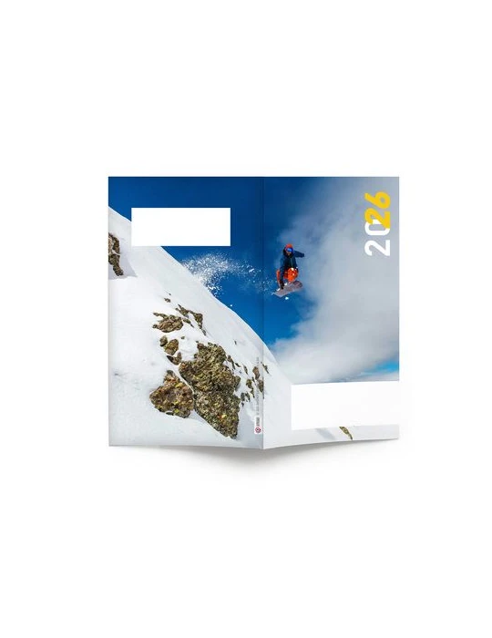 AGENDA ECO POCHE 2026 - THEME EXTREME-1 - 95 x 165 mm - QUINZAINIER 64 PAGES - COUVERTURE 380g QUADRI PAGES 1 ET 4 - PELLICULAGE