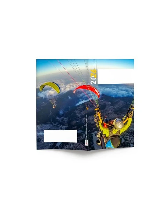 AGENDA ECO POCHE 2026 - THEME EXTREME-1 - 95 x 165 mm - QUINZAINIER 64 PAGES - COUVERTURE 380g QUADRI PAGES 1 ET 4 - PELLICULAGE