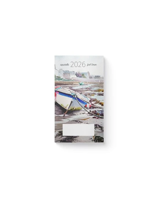 AGENDA ECO POCHE 2026 - THEME BLEU DE MER-1 - 95 x 165 mm - QUINZAINIER 64 PAGES - COUVERTURE 380g QUADRI PAGES 1 ET 4 - PELLICU