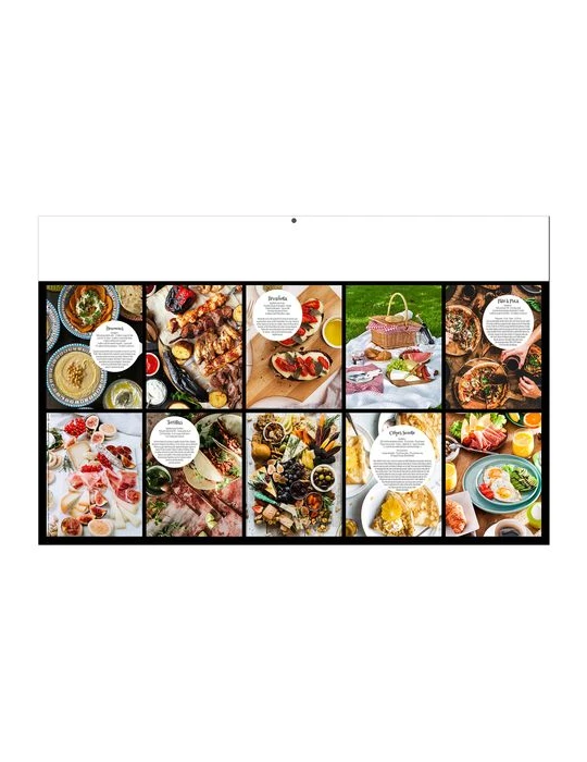 LIBRE CHOIX NORMAND 2026 - MAXI 650 x 405 mm - LEGER 400G - DOS CUISINE - SANS MARQUAGE - 1 TROU EN TETE objet promo petit budge