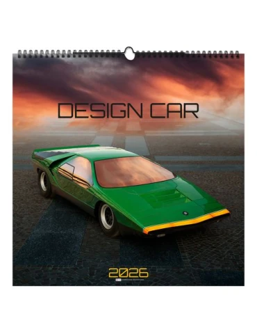 DESIGN CAR 2026 - SMALL 330 x 330 mm - MARQUAGE 1 COULEUR - RELIURE BAGUETTE