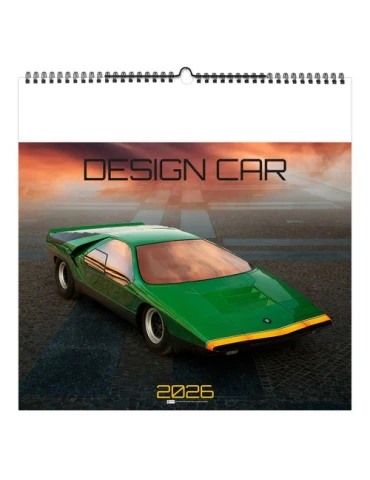 DESIGN CAR 2026 - SMALL 330 x 330 mm - MARQUAGE 1 COULEUR - RELIURE BAGUETTE 2