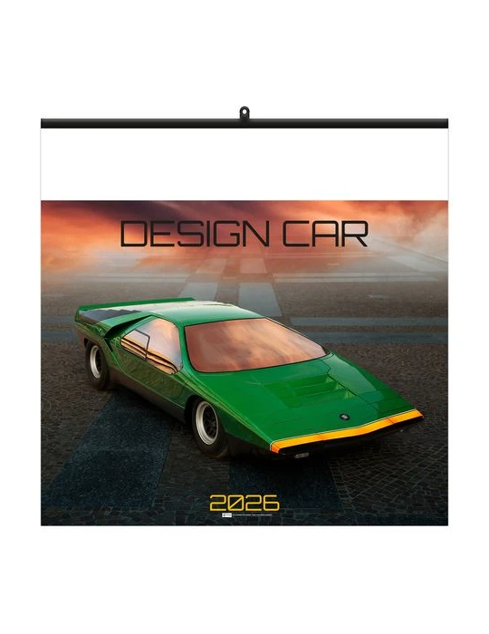 DESIGN CAR 2026 - SMALL 330 x 330 mm - MARQUAGE 1 COULEUR - RELIURE BAGUETTE marquage laser ultra précis