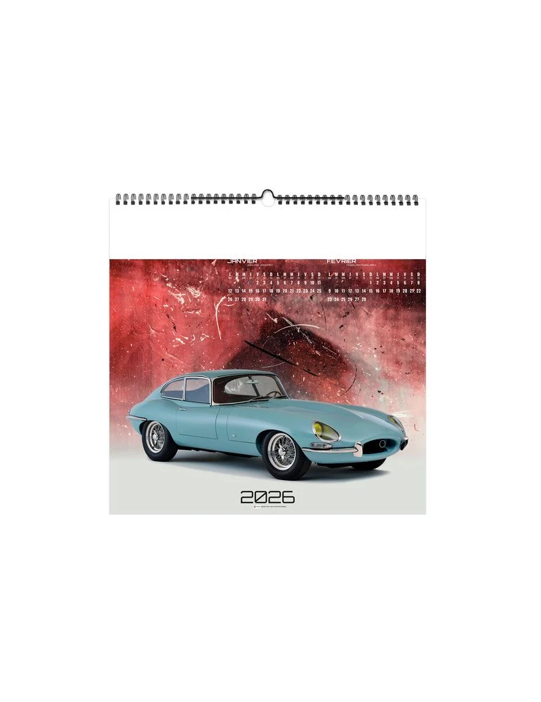 DESIGN CAR 2026 - SMALL 330 x 330 mm - MARQUAGE 1 COULEUR - RELIURE BAGUETTE personnalisation rapide en France