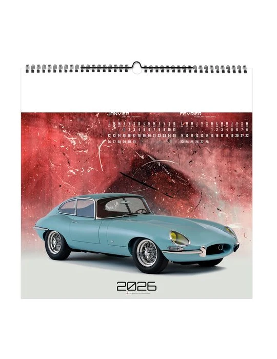 DESIGN CAR 2026 - SMALL 330 x 330 mm - MARQUAGE 1 COULEUR - RELIURE BAGUETTE personnalisation rapide en France