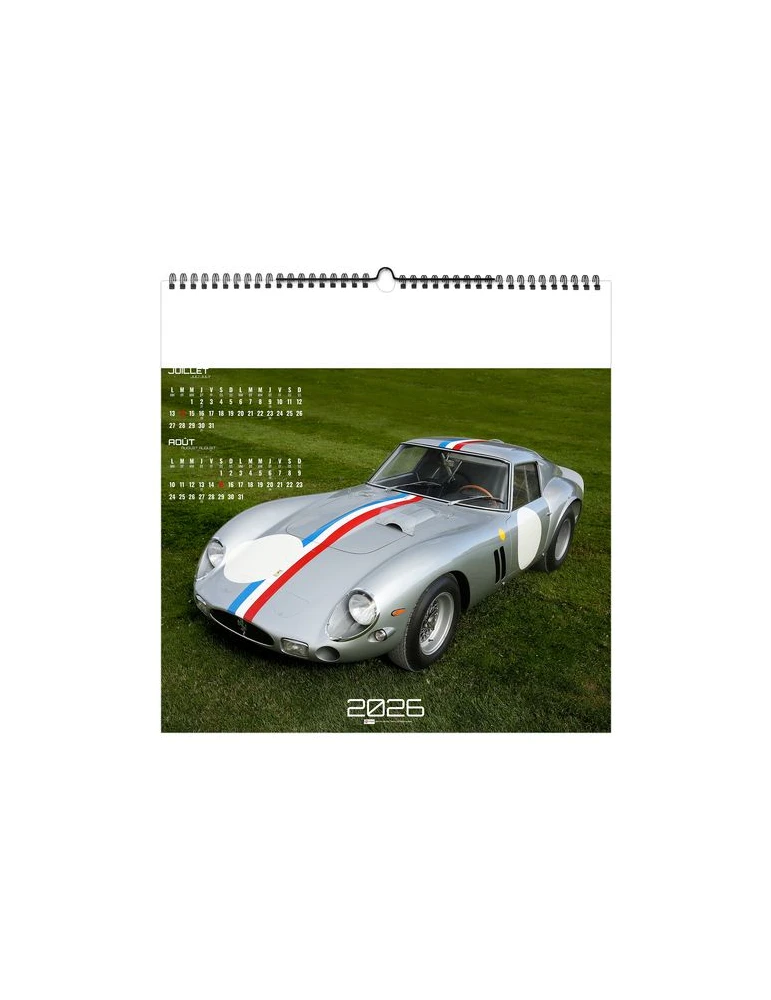 DESIGN CAR 2026 - SMALL 330 x 330 mm - MARQUAGE 1 COULEUR - RELIURE BAGUETTE objet publicitaire robuste