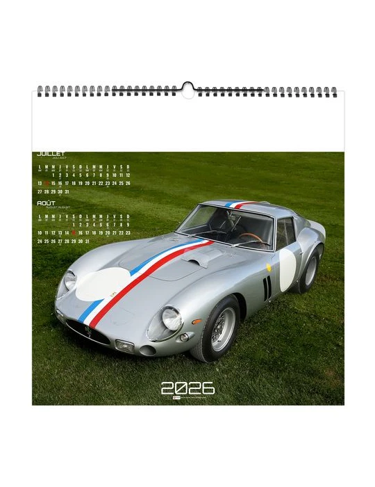 DESIGN CAR 2026 - SMALL 330 x 330 mm - MARQUAGE 1 COULEUR - RELIURE BAGUETTE objet publicitaire robuste