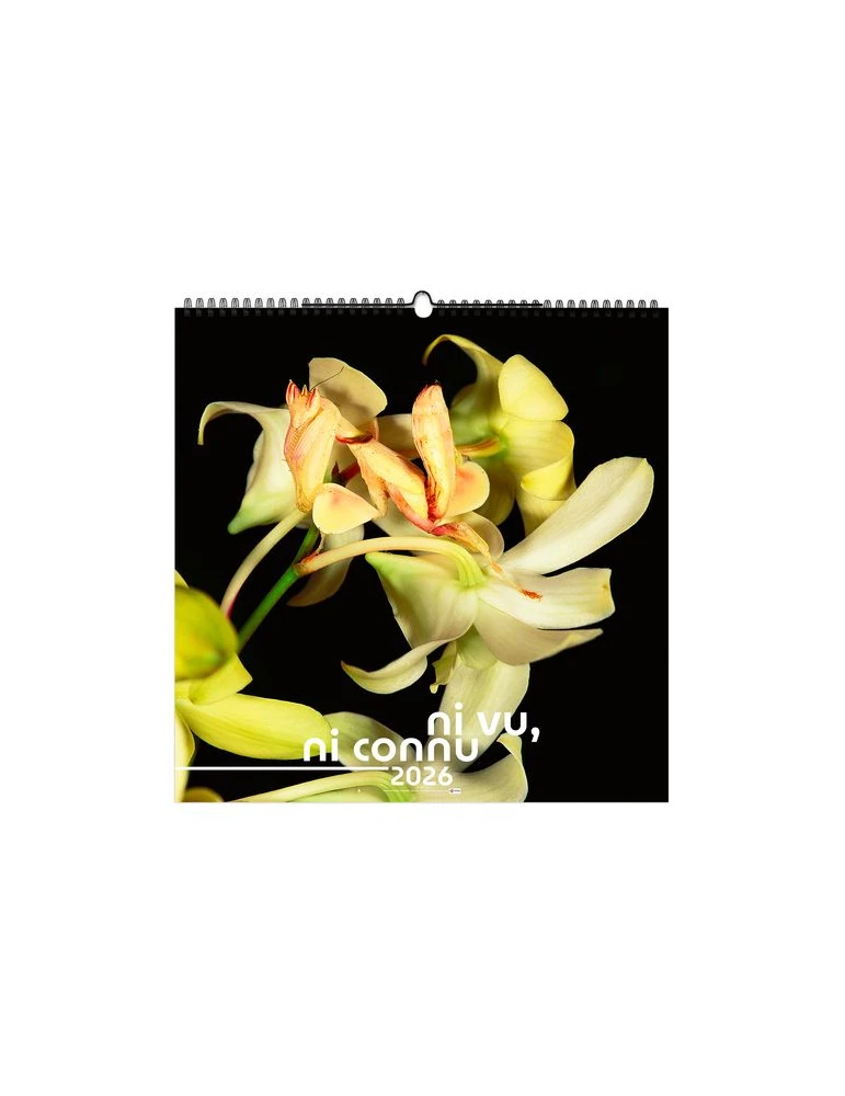 NI VU, NI CONNU 2026 - SMALL 330 x 330 mm - MARQUAGE 1 COULEUR - RELIURE BAGUETTE