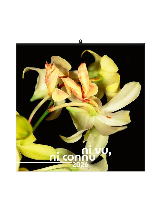 NI VU, NI CONNU 2026 - SMALL 330 x 330 mm - MARQUAGE 1 COULEUR - RELIURE BAGUETTE goodies publicitaire événementiel