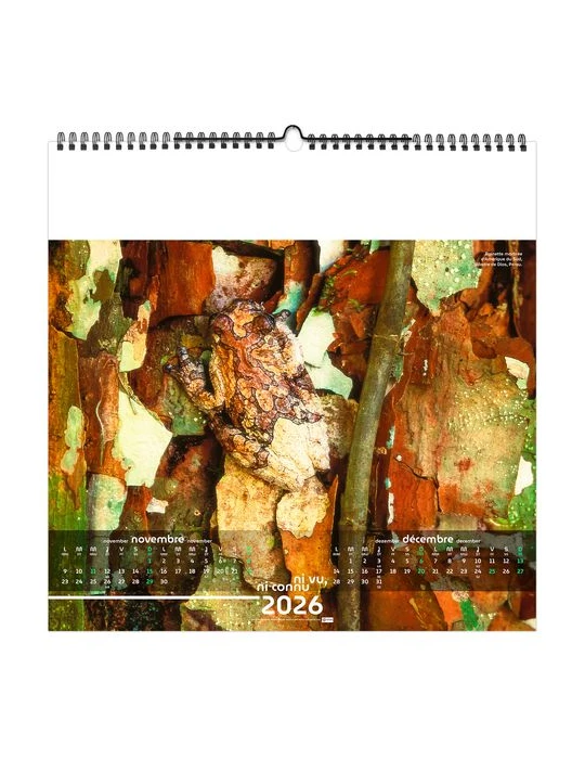 NI VU, NI CONNU 2026 - SMALL 330 x 330 mm - MARQUAGE 1 COULEUR - RELIURE BAGUETTE objet promo petit budget