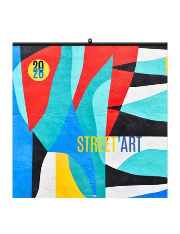 STREET ART 2026 - SMALL 330 x 330 mm - MARQUAGE 1 COULEUR - RELIURE BAGUETTE 2