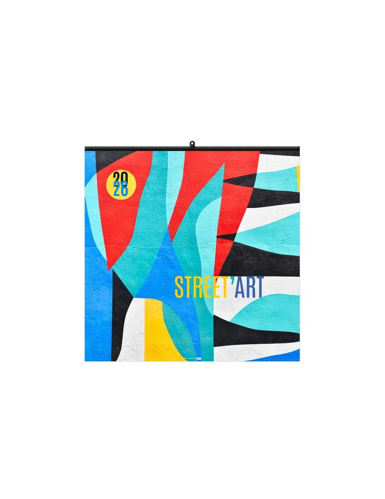 STREET ART 2026 - SMALL 330 x 330 mm - MARQUAGE 1 COULEUR - RELIURE BAGUETTE goodies publicitaire événementiel