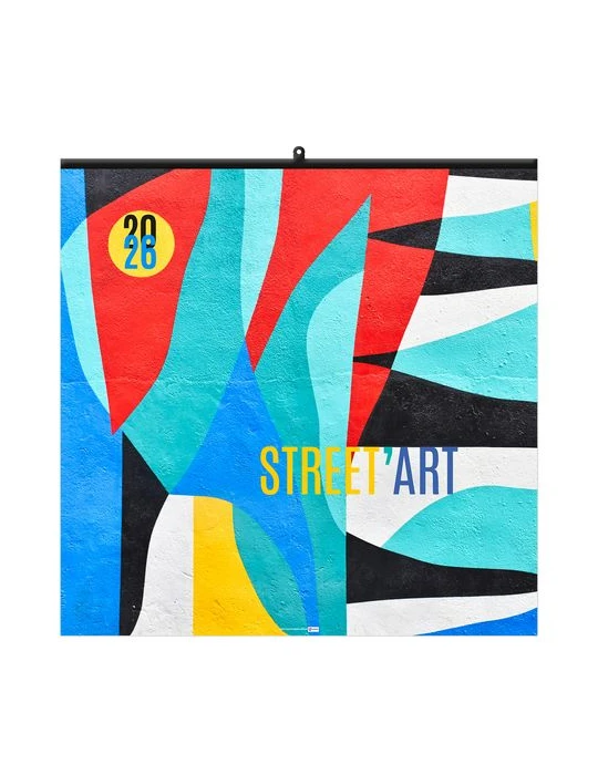 STREET ART 2026 - SMALL 330 x 330 mm - MARQUAGE 1 COULEUR - RELIURE BAGUETTE goodies publicitaire événementiel