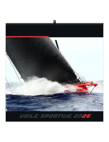 VOILE SPORTIVE 2026 - SMALL 330 x 330 mm - MARQUAGE 1 COULEUR - RELIURE BAGUETTE 2