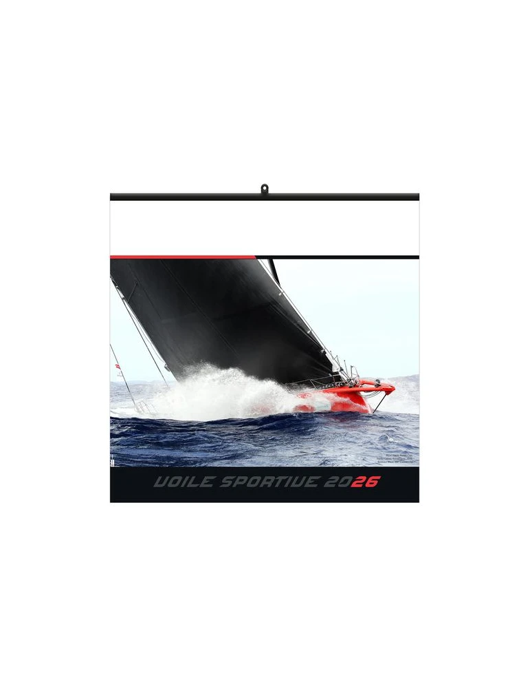 VOILE SPORTIVE 2026 - SMALL 330 x 330 mm - MARQUAGE 1 COULEUR - RELIURE BAGUETTE marquage laser ultra précis