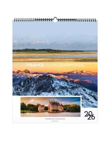 LA FRANCE PANORAMIQUE 2026 - SMALL 330 x 400 mm - MARQUAGE 1 COULEUR