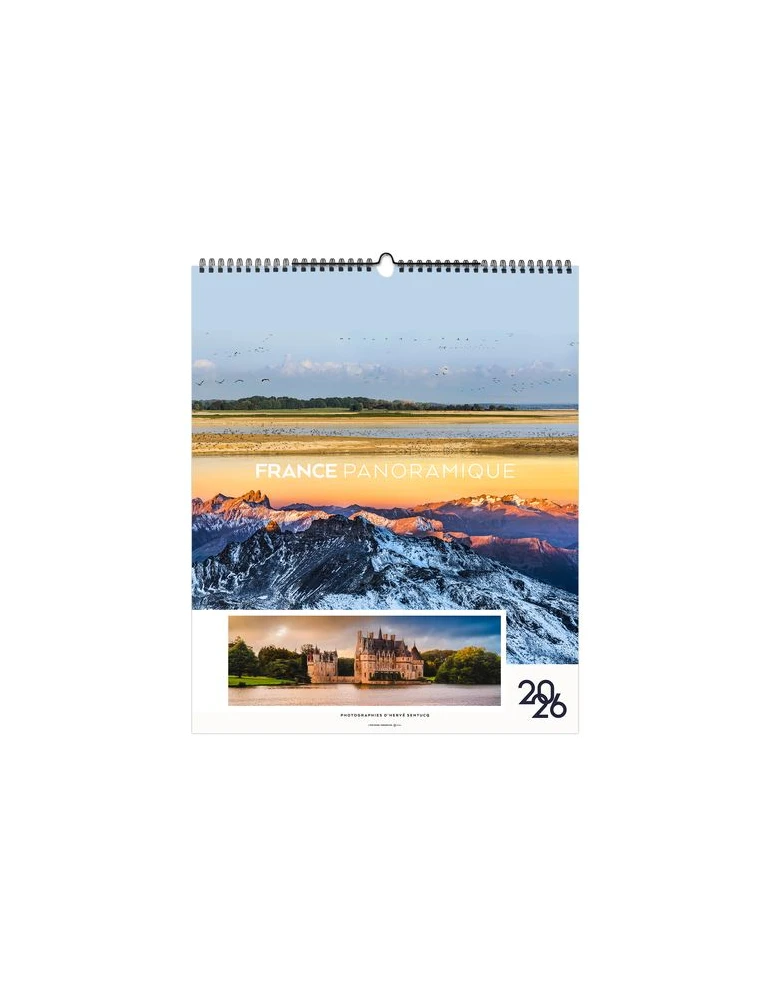 LA FRANCE PANORAMIQUE 2026 - SMALL 330 x 400 mm - MARQUAGE 1 COULEUR