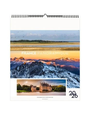 LA FRANCE PANORAMIQUE 2026 - SMALL 330 x 400 mm - MARQUAGE 1 COULEUR 2