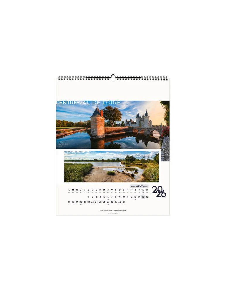 LA FRANCE PANORAMIQUE 2026 - SMALL 330 x 400 mm - MARQUAGE 1 COULEUR objet promo petit budget