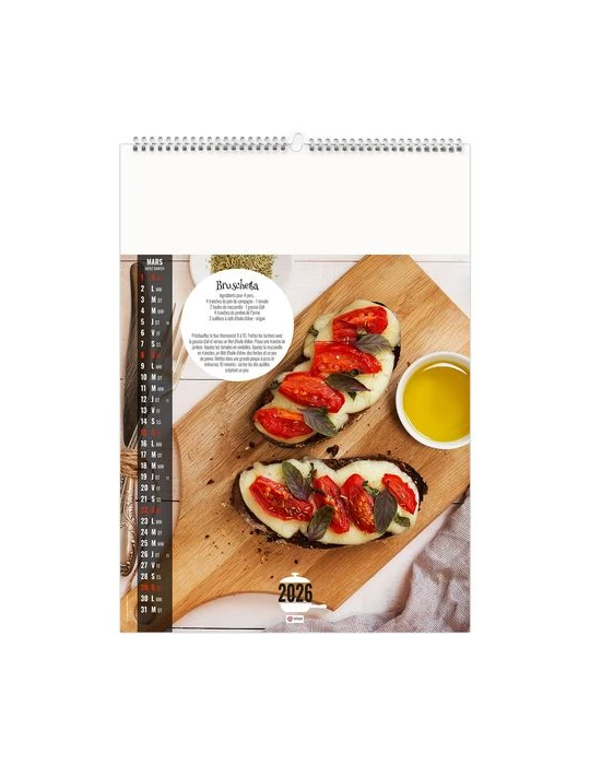 CUISINE PARTAGÉE 2026 - MARQUAGE 1 COULEUR impression haute définition