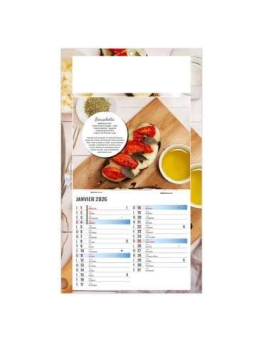 PLAQUE 1 VUE NICOLAS 2026 - DOS CARTON - BLOC B2 - SANS MARQUAGE